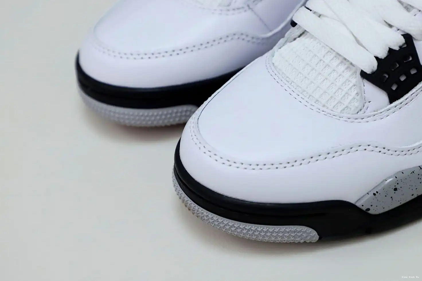 Kimikick 4 White Retro Air Cement Jordan 0728